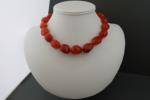 Carneool ( gefacetteerd ) Ketting