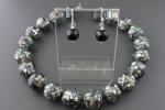 Abalone collier - oorhangerset