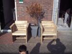 Meubels van pallet/steigerhout