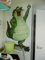 Muurschildering kinderkamer