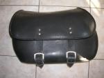 Softail tas zwart leder