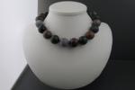 INDIAN AGAAT  Ketting/oorhanger-set