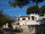 Moraira, vrijstaande villa met vrij uitzicht