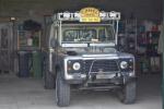 Roof rack + hella vertralers + camel trophy schild