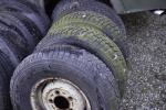 4 x 235/85/16 Nokian winterbanden op Def velg