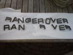 Range Rover letters EARLY
