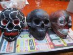gipse Skull en boeddha beeldjes om zelf te pi