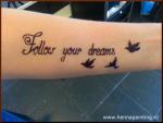 Tijdelijk Tattoo NET ECHT! (10-14 dagen)