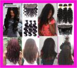 Human Hair 3 bundels+closure