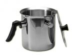 Dubbelwandige RVS Au Bain Marie gietpan met deksel
