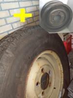 1 reserverwiel Nieuwe band General Grabber TR