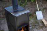 Pizza oven van staal