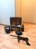 Complete Paintball set met een volle doos paintballs