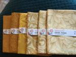 6 fat quarters van eerste klas stoffen